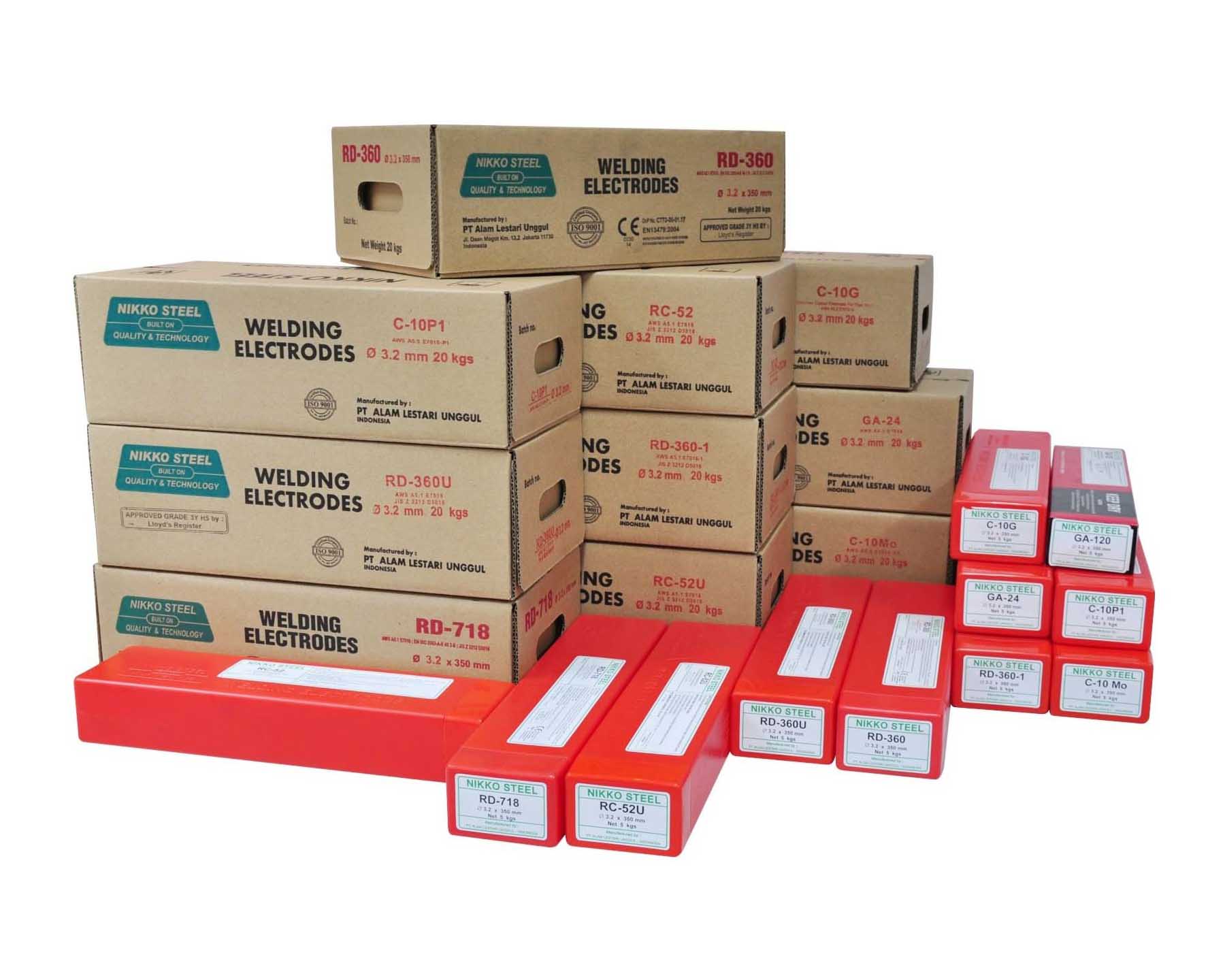 MMA ELECTRODES FOR HIGH TENSILE LOW ALLOY STEELS