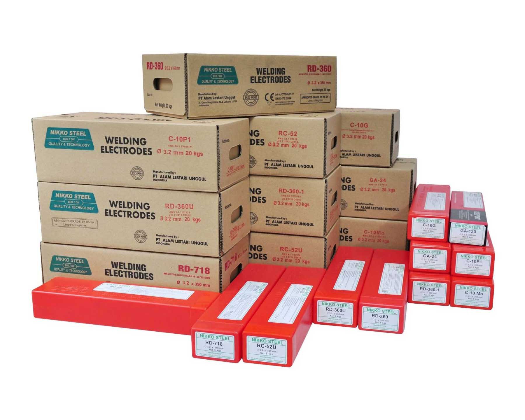 MMA ELECTRODES FOR HIGH TENSILE LOW ALLOY STEELS